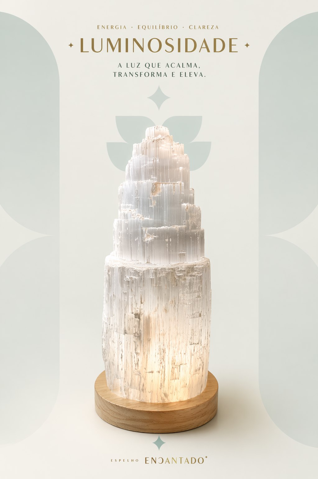 Torres de Selenita + Base Luminaria