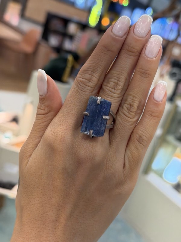 Anel Cianita Azul