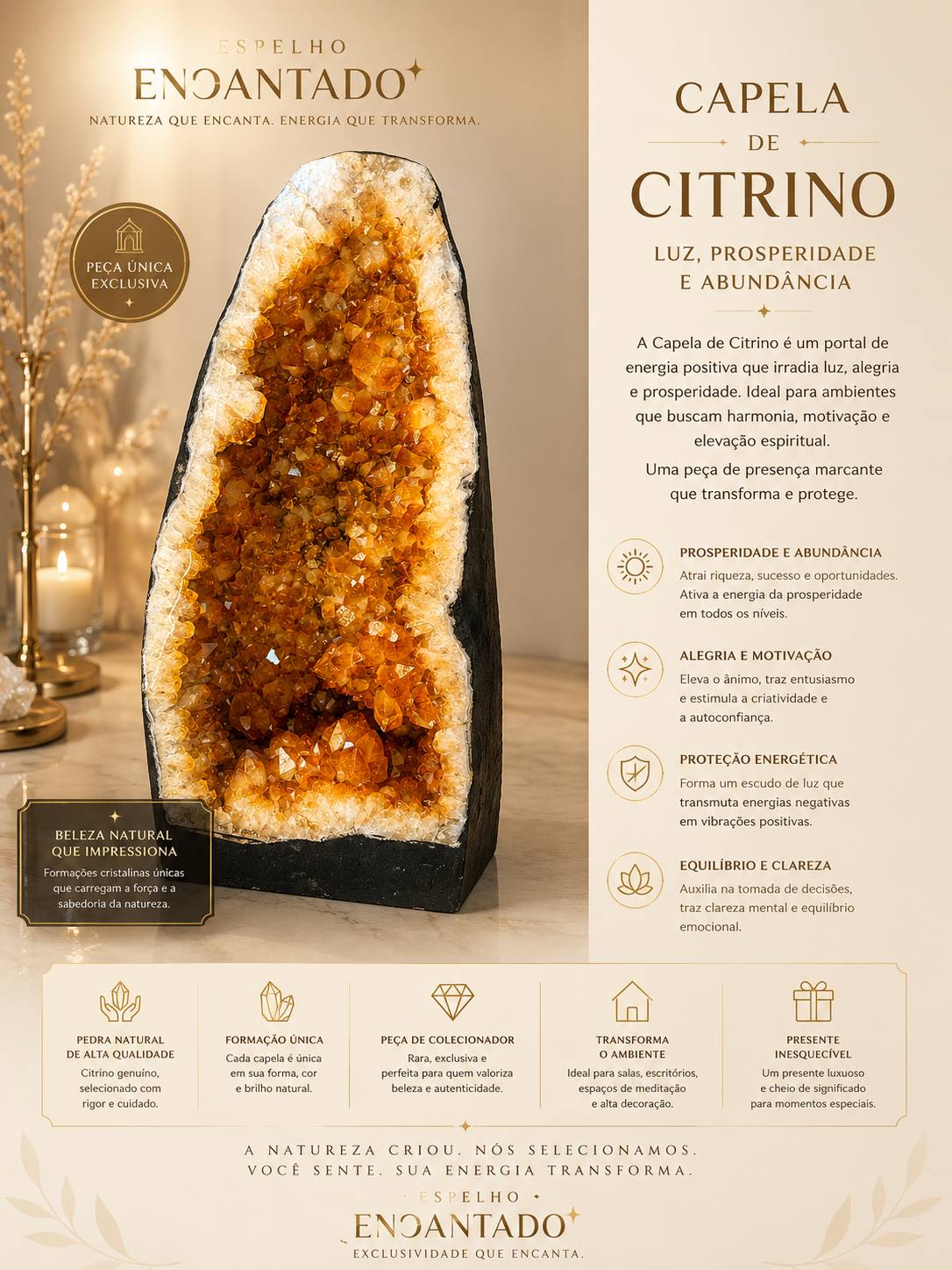Drusa de Citrino