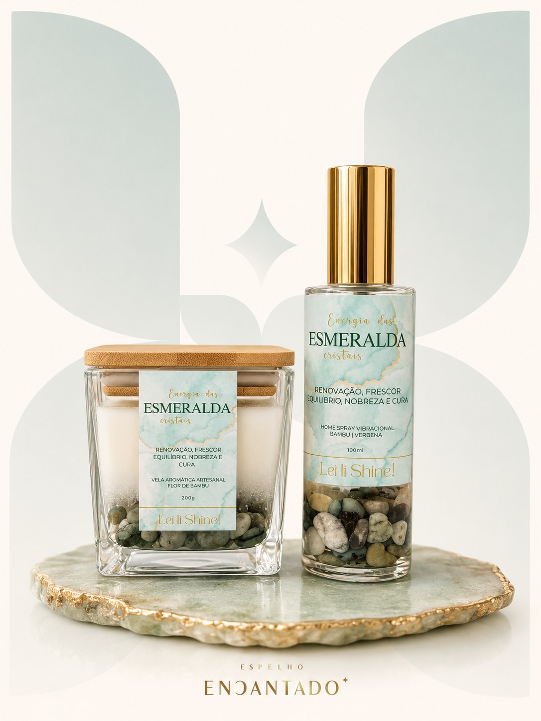 Esmeralda - Vela Aromatica + Spray