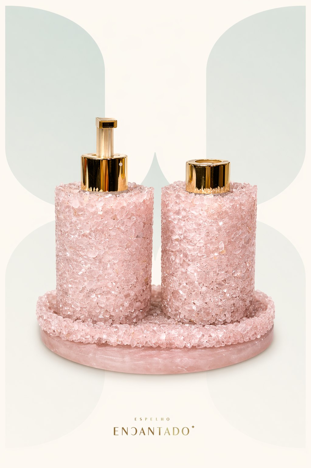 Kit Banheiro - Quartzo Rosa