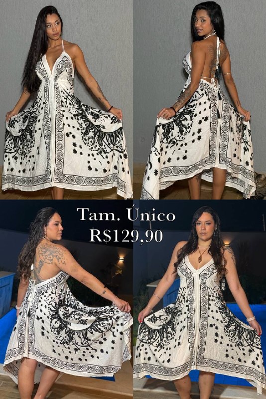 Vestido Semi longo