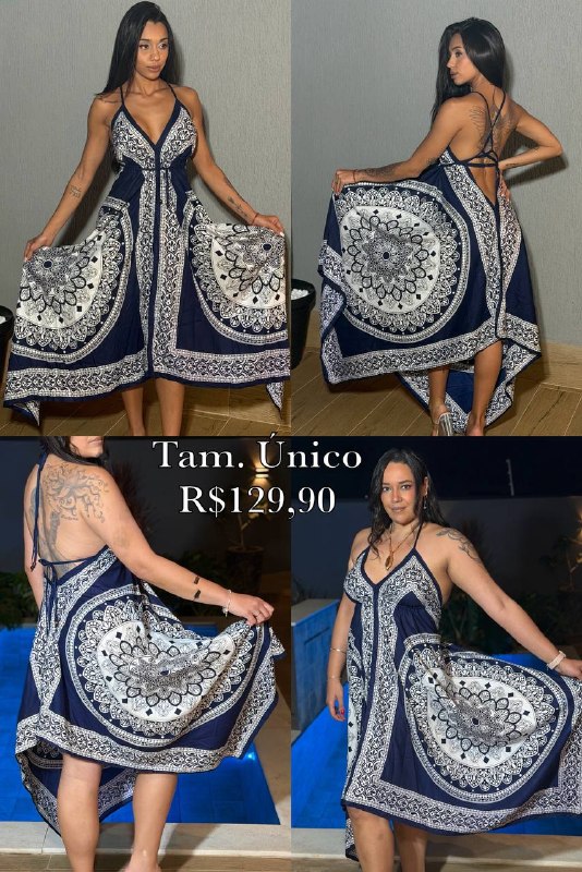 Vestido Semi longo