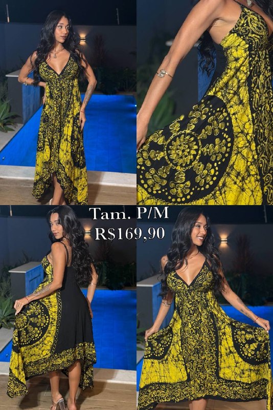 Vestido Semi longo