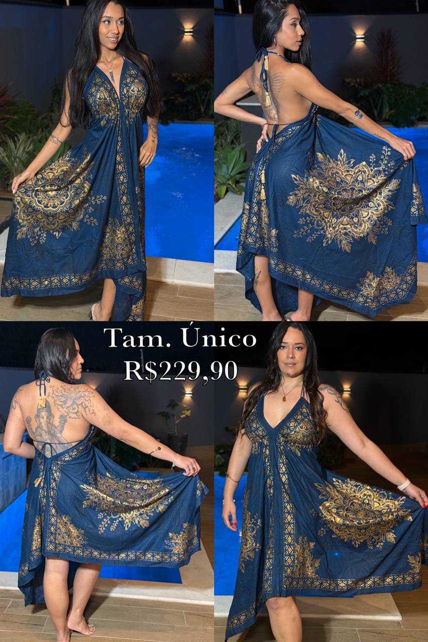 Vestido Semi longo