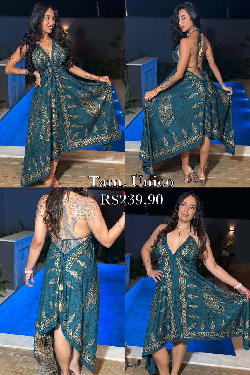 Vestido Semi longo